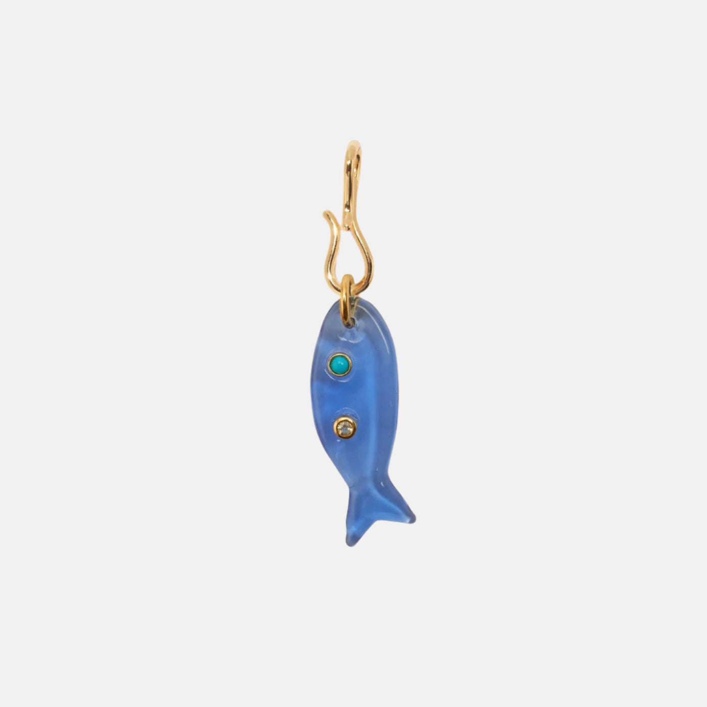 Blue Fish Charm