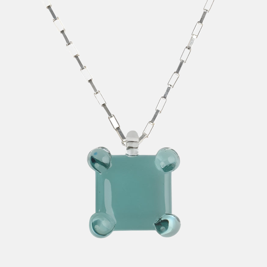 Prong Square Necklace, Nemo