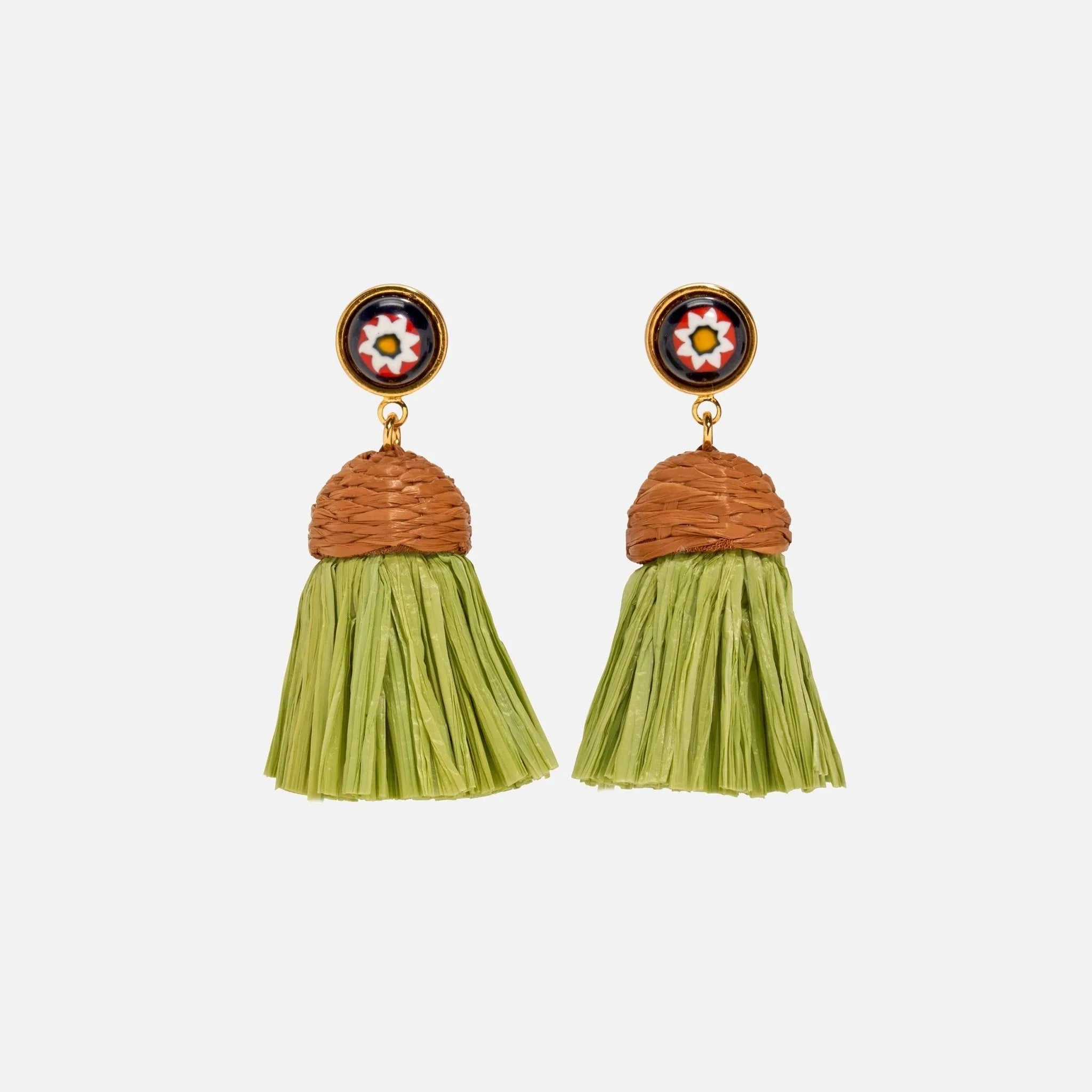 Raffia Earrings
