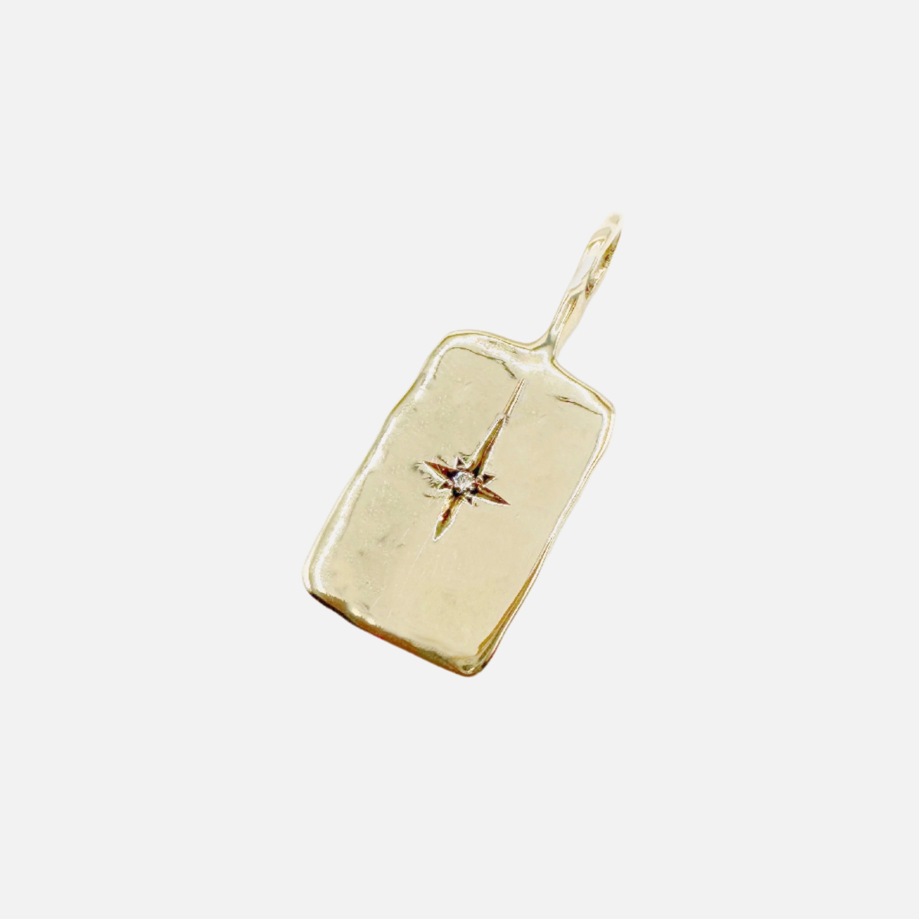 Rectangle North Star Charm