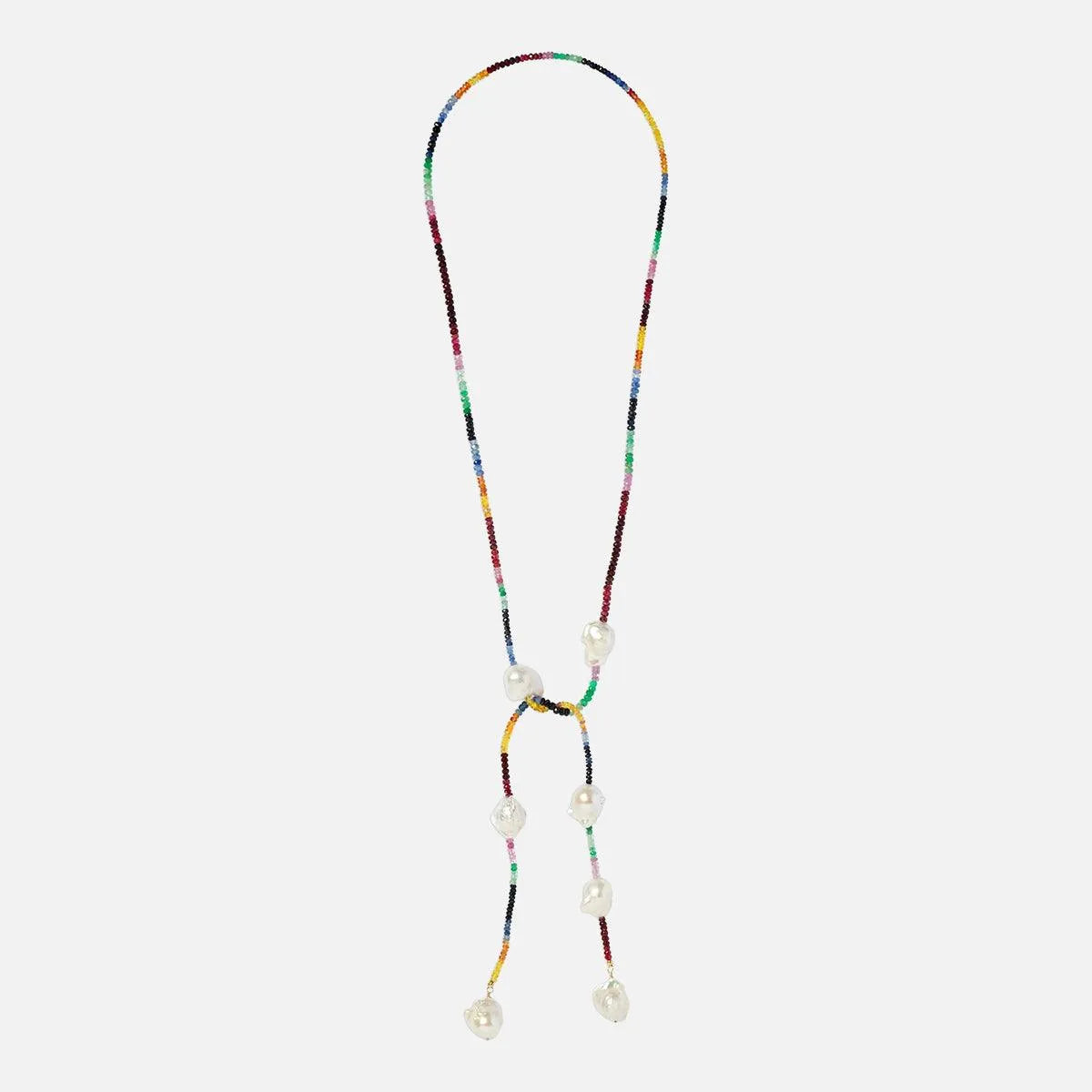 Ruby, Emerald and Sapphire Rockstar Lariat