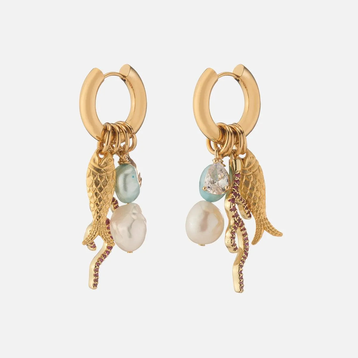 Sea You There Pearly Earrings