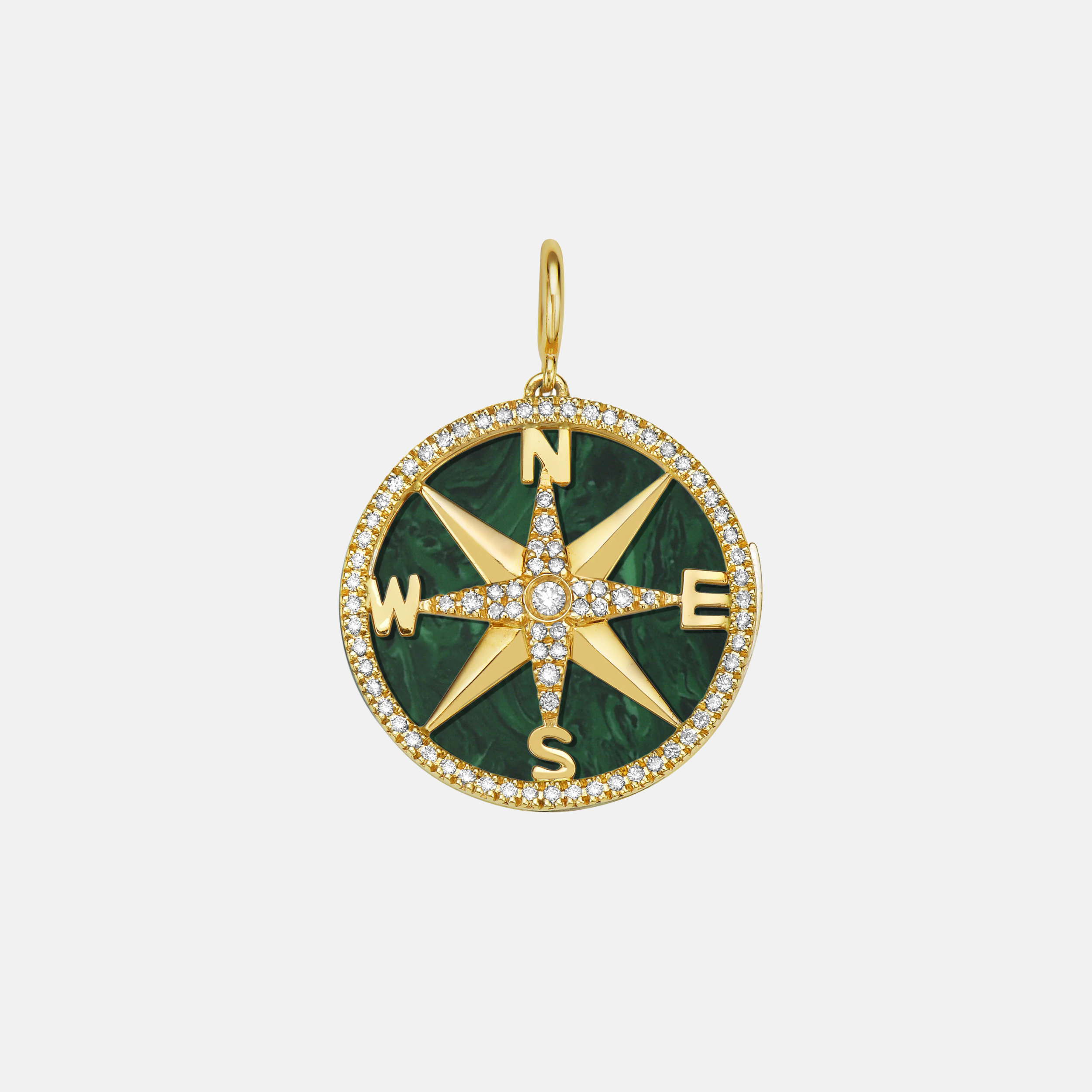 Seasons Compass Interchangeable Gemstone Charm