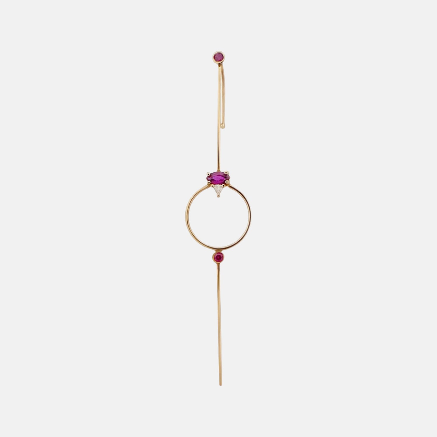 Seeing Eye Needle Earring