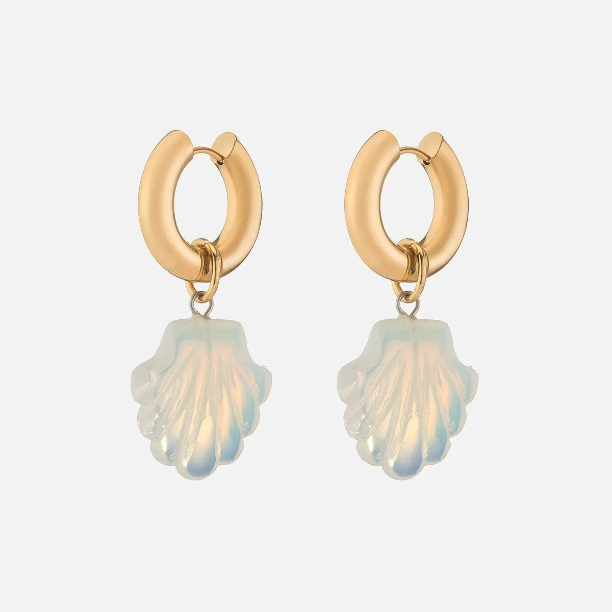 Shell We Dance Earring, Opalite