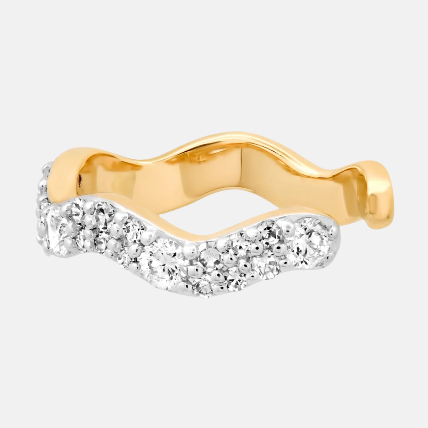 Slim Diamond Form Ear Cuff
