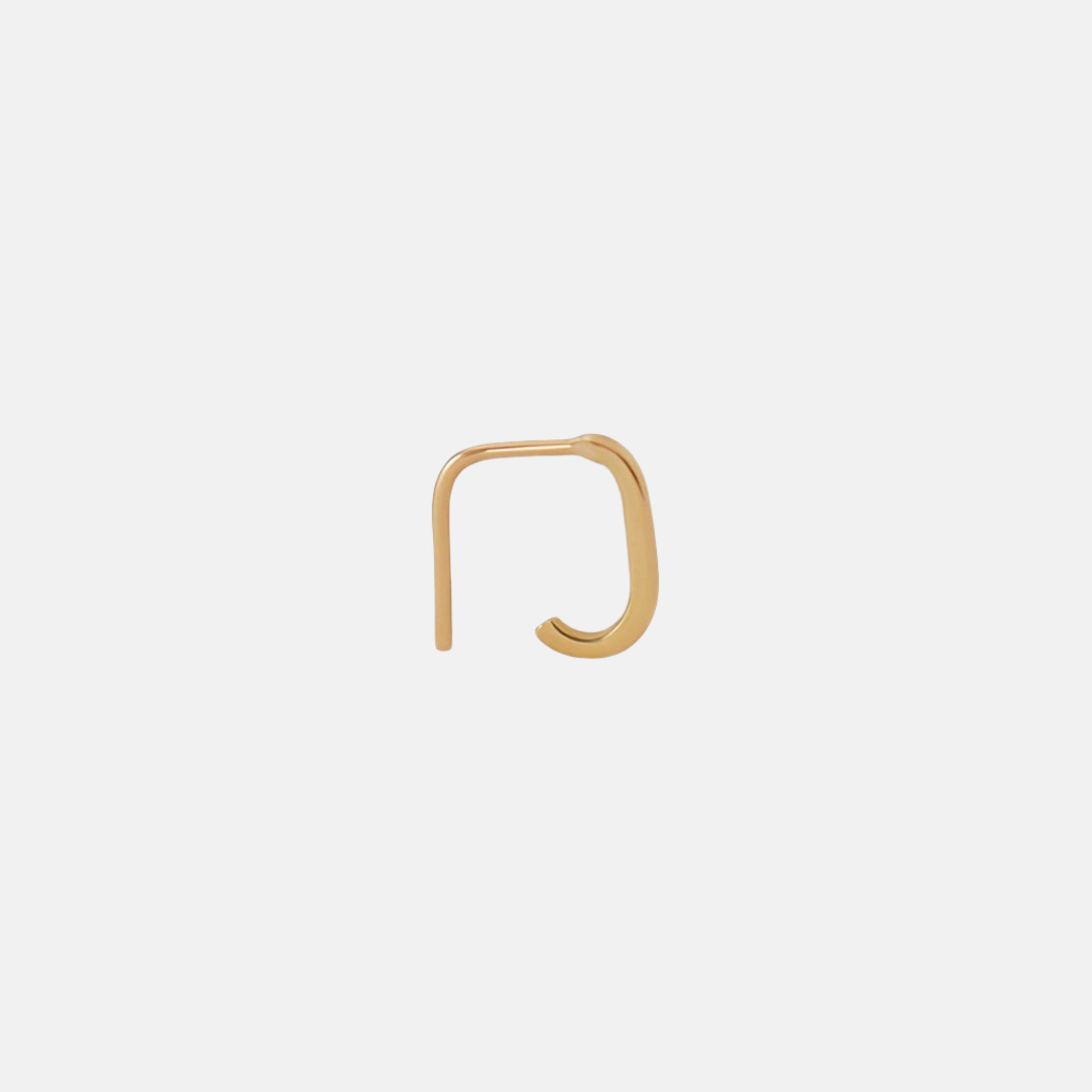 Small Paperclip Earring