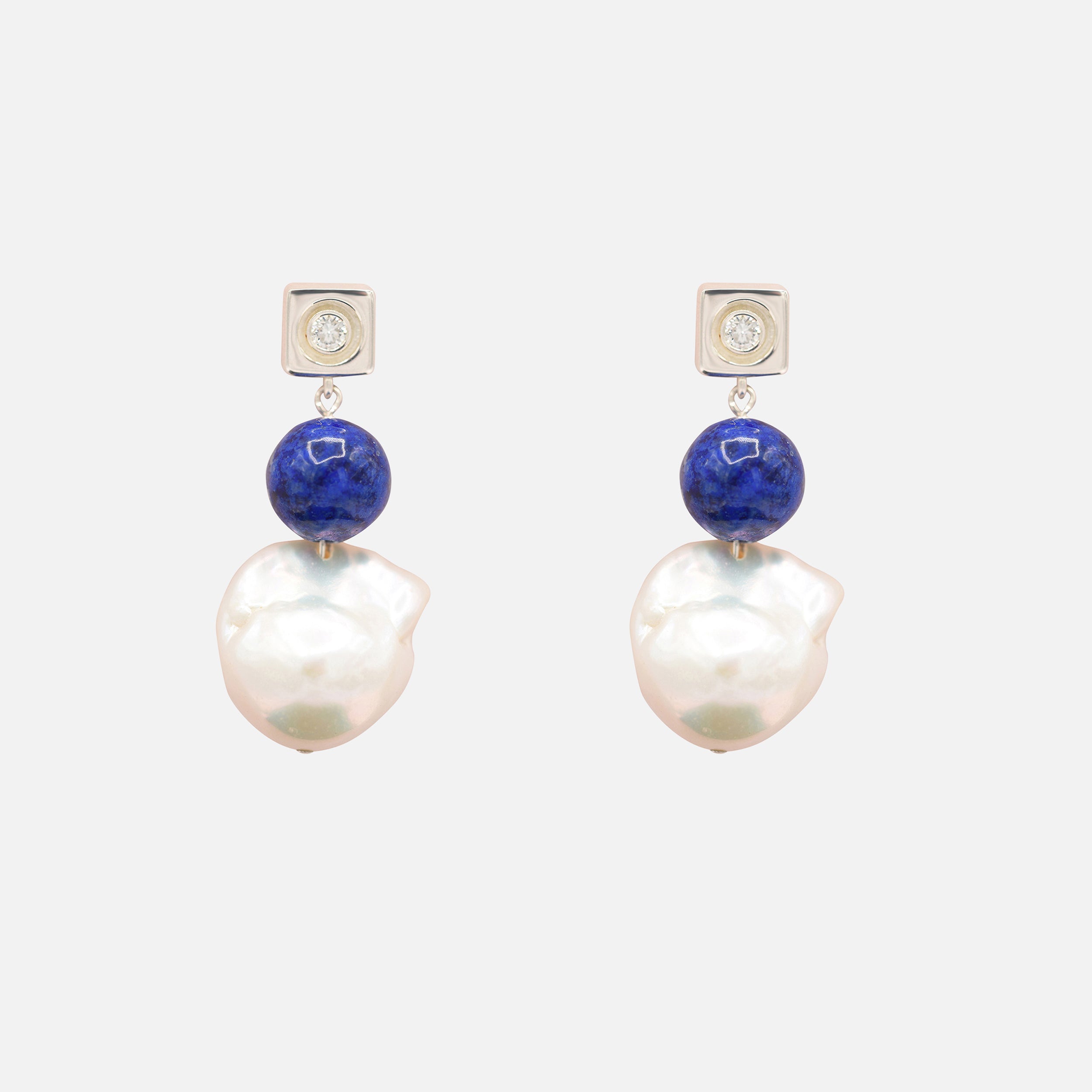 BOLD Earrings, Silver