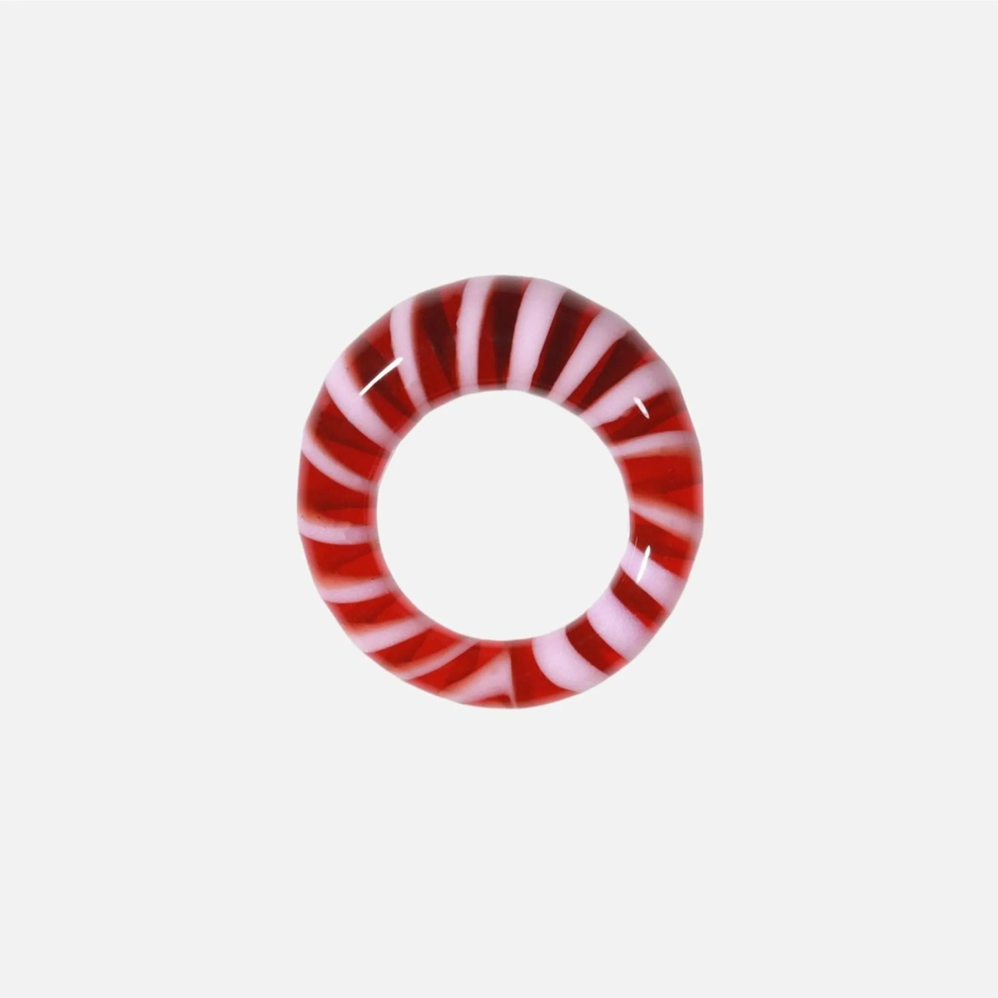 Spiral Ring, Pomegranate