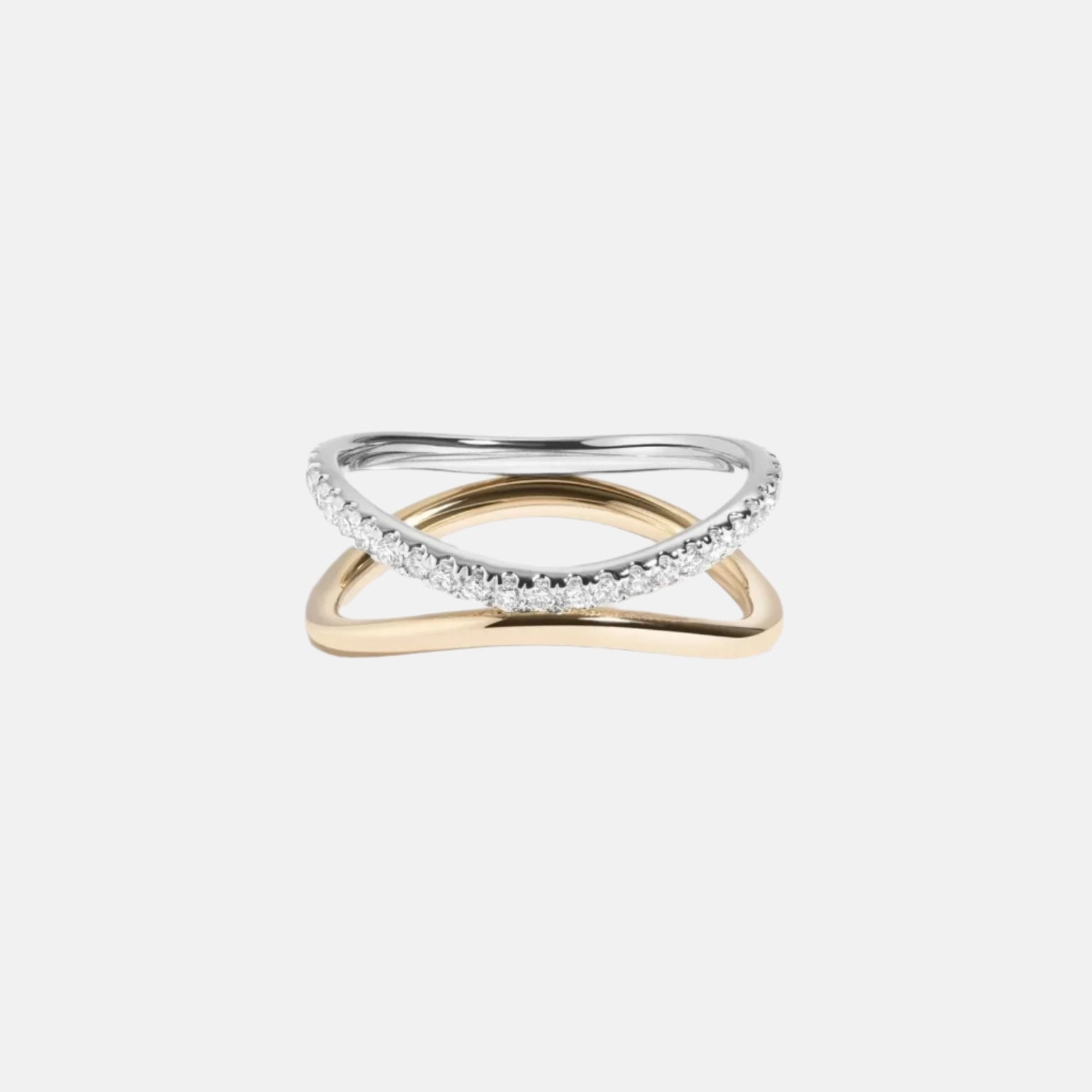 Bossa Nova Band & Diamond Ring Set