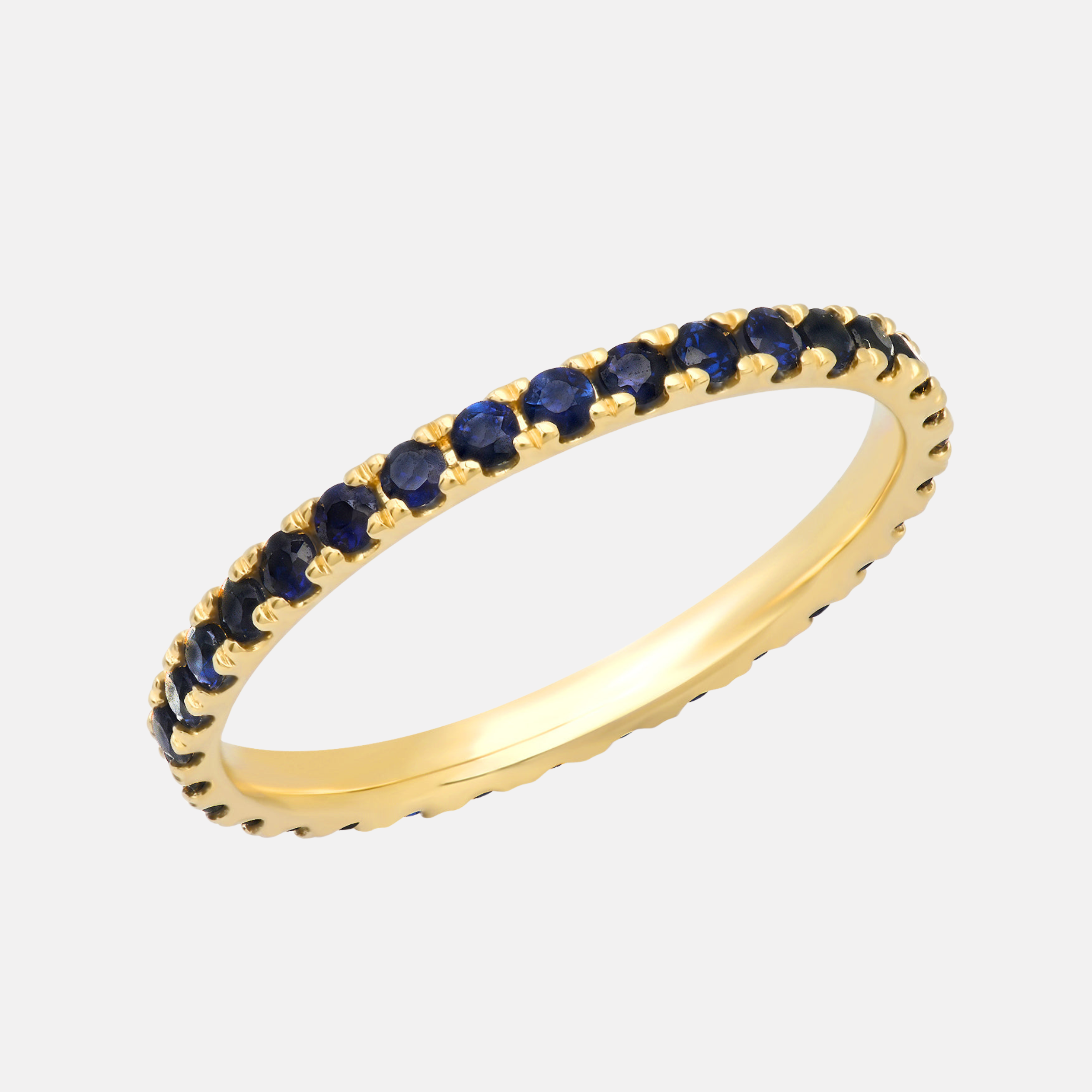 Standard Blue Sapphire Eternity Band