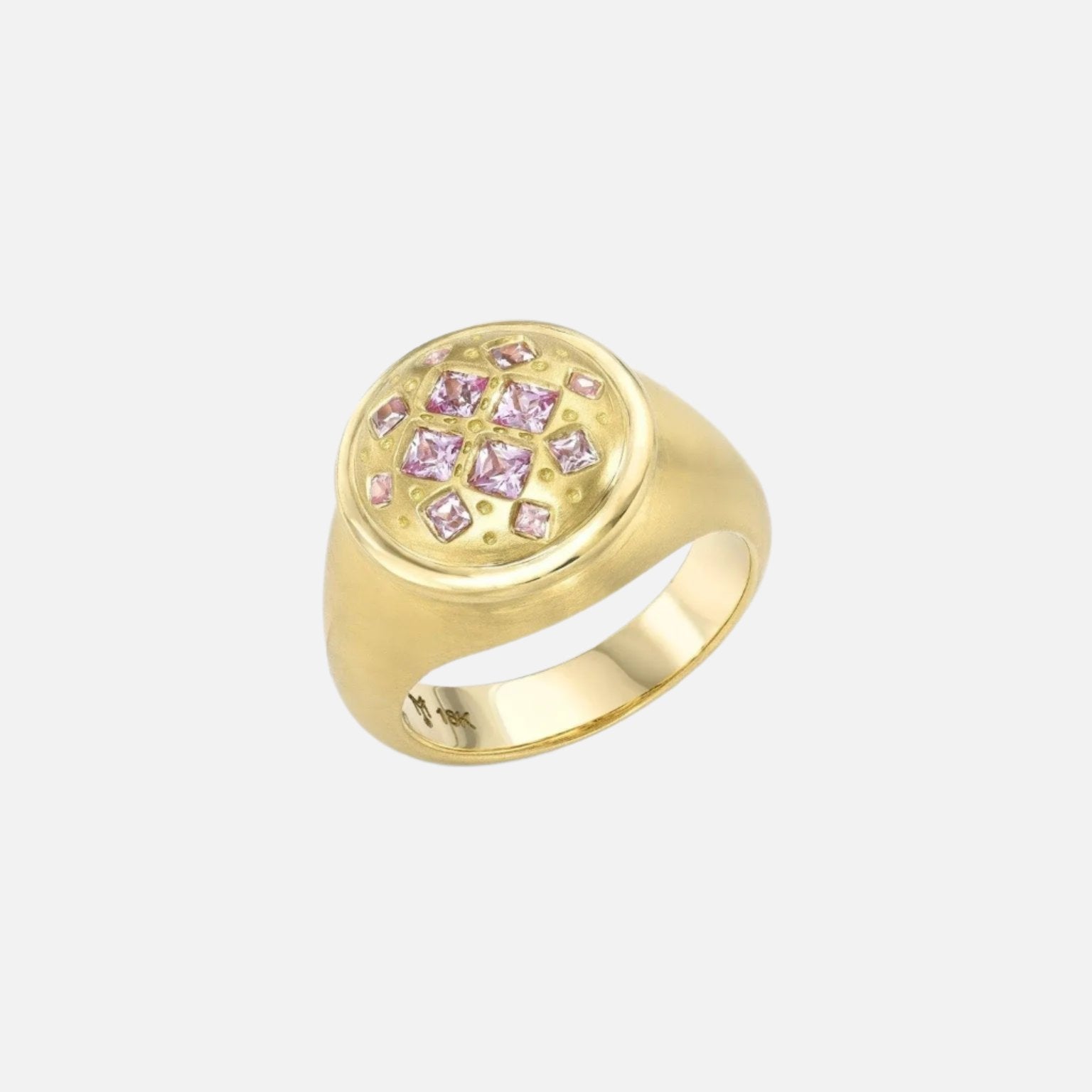 Sunset Sapphire Pinky Ring