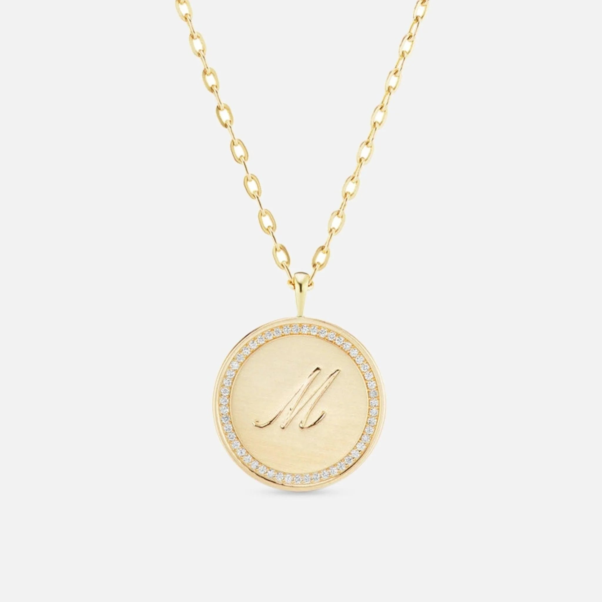 The Gold Diamond Signature Statement Necklace