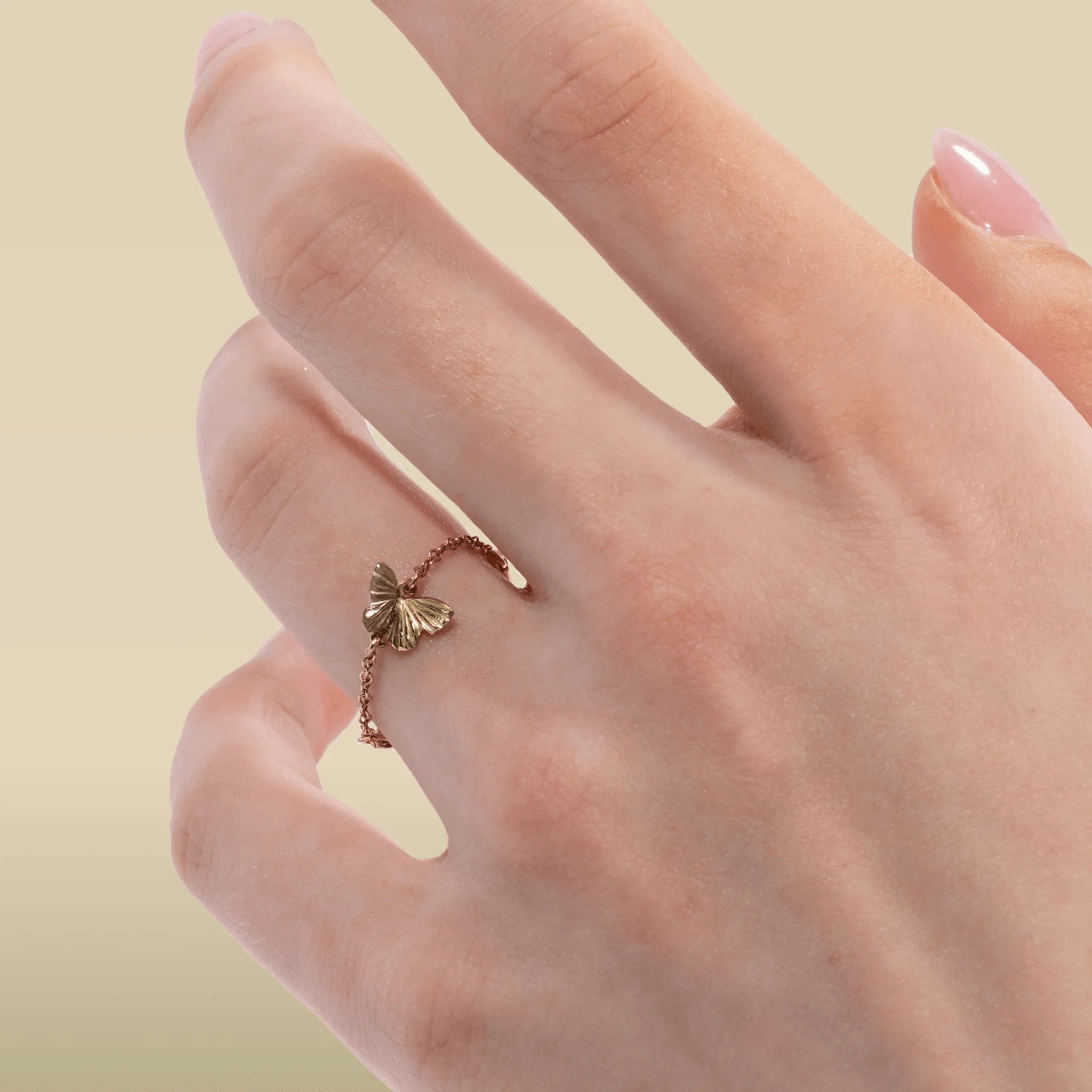 Tricolor Tiny Asterope Migration Chain Ring