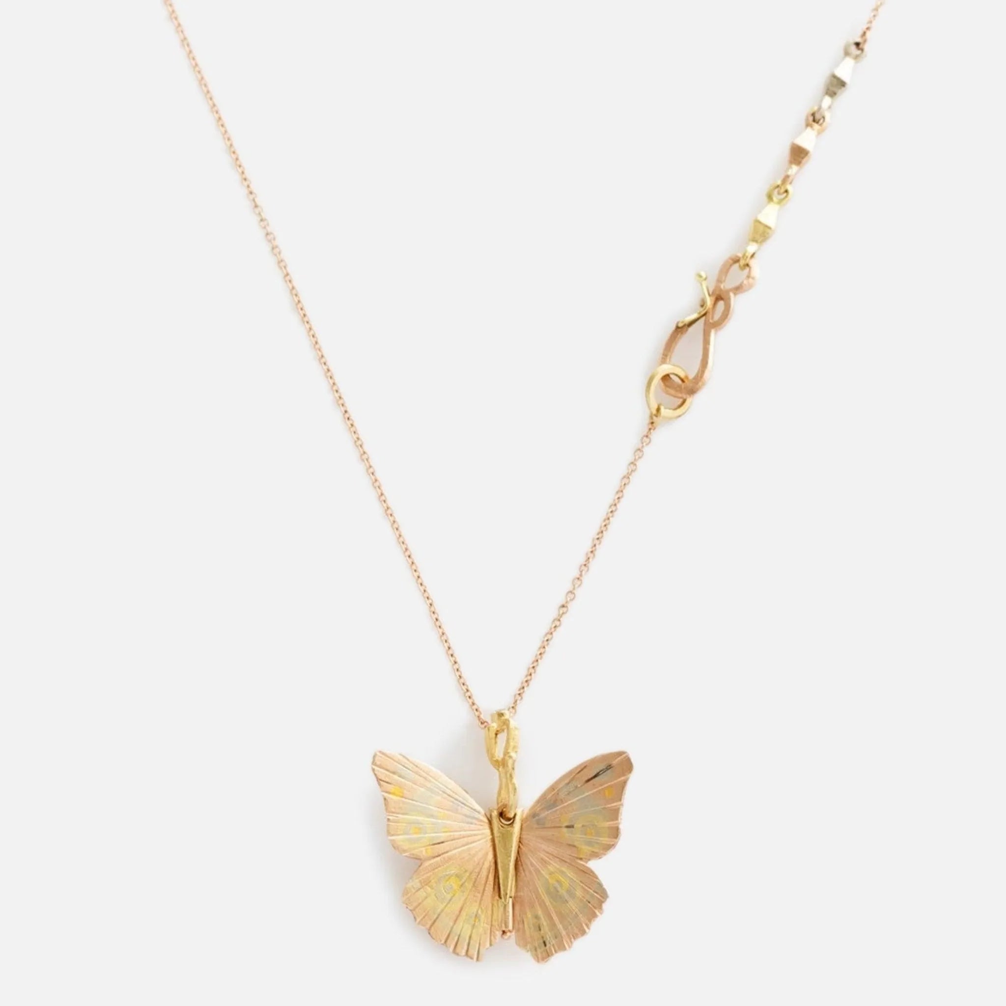 Watercolor Buckeye Necklace