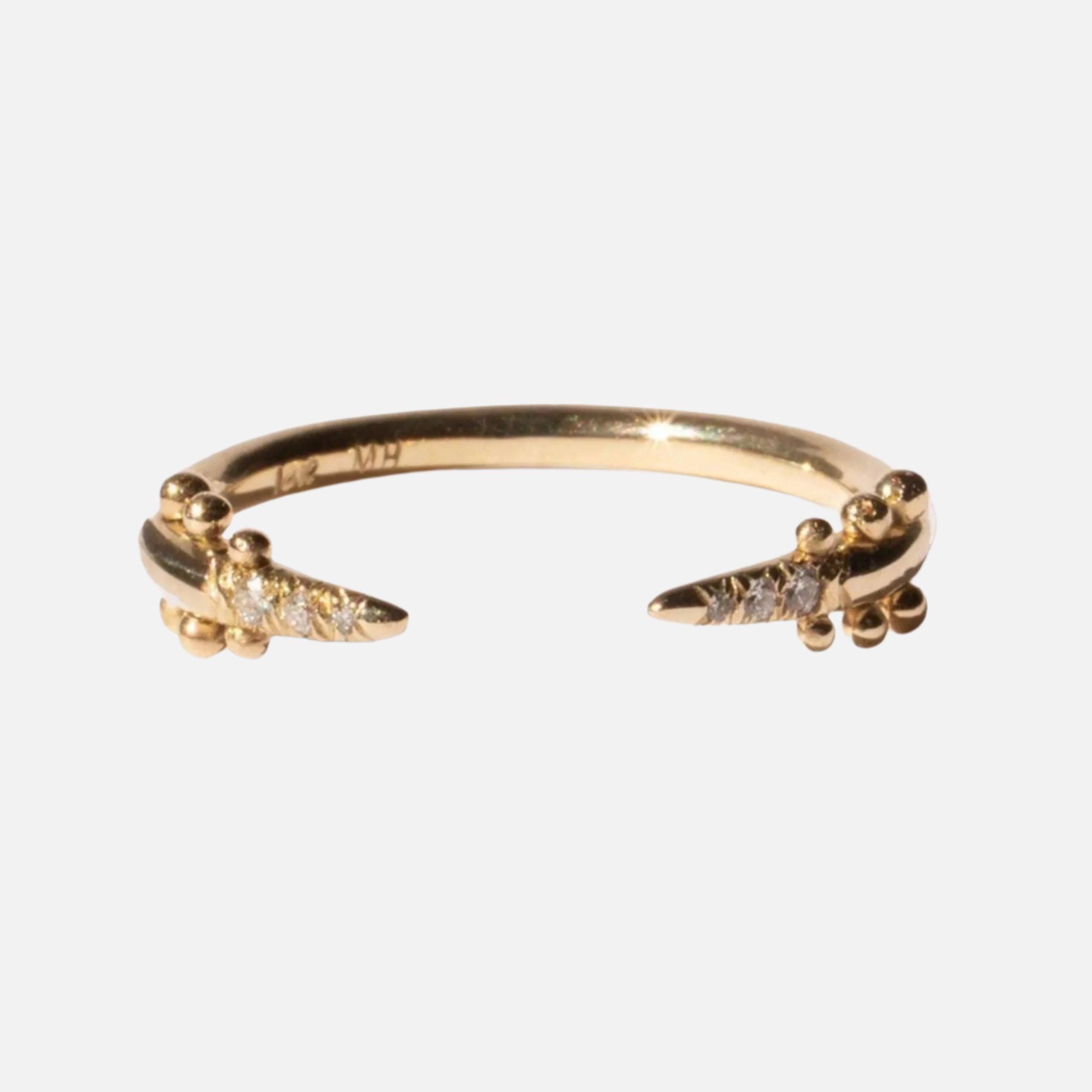 White Diamond Kuli Ring