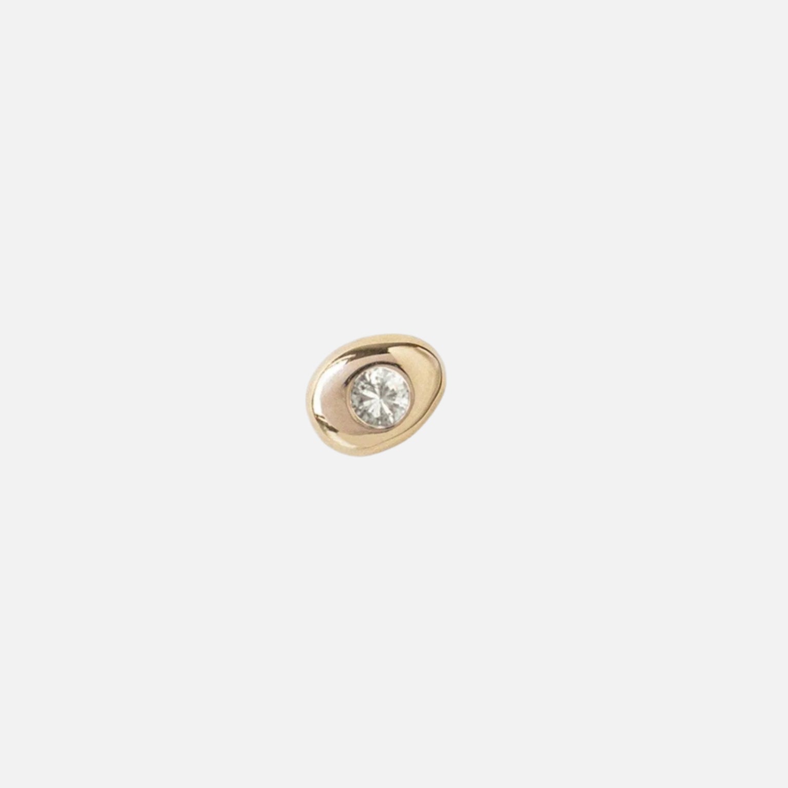 White Diamond Pebble Studs 4 White Diamond Pebble Studs