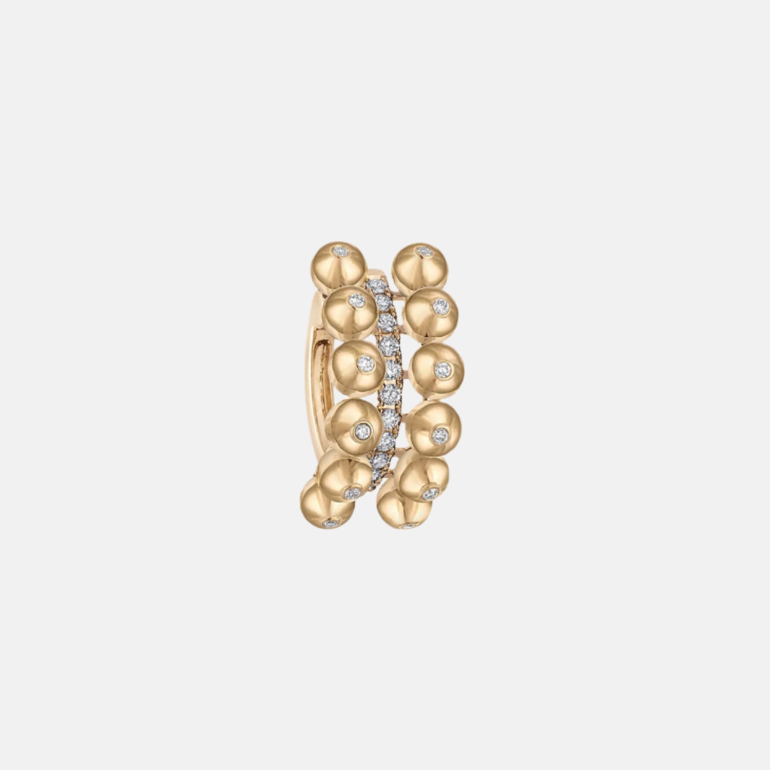 Bubbles Double Row Ear Cuff