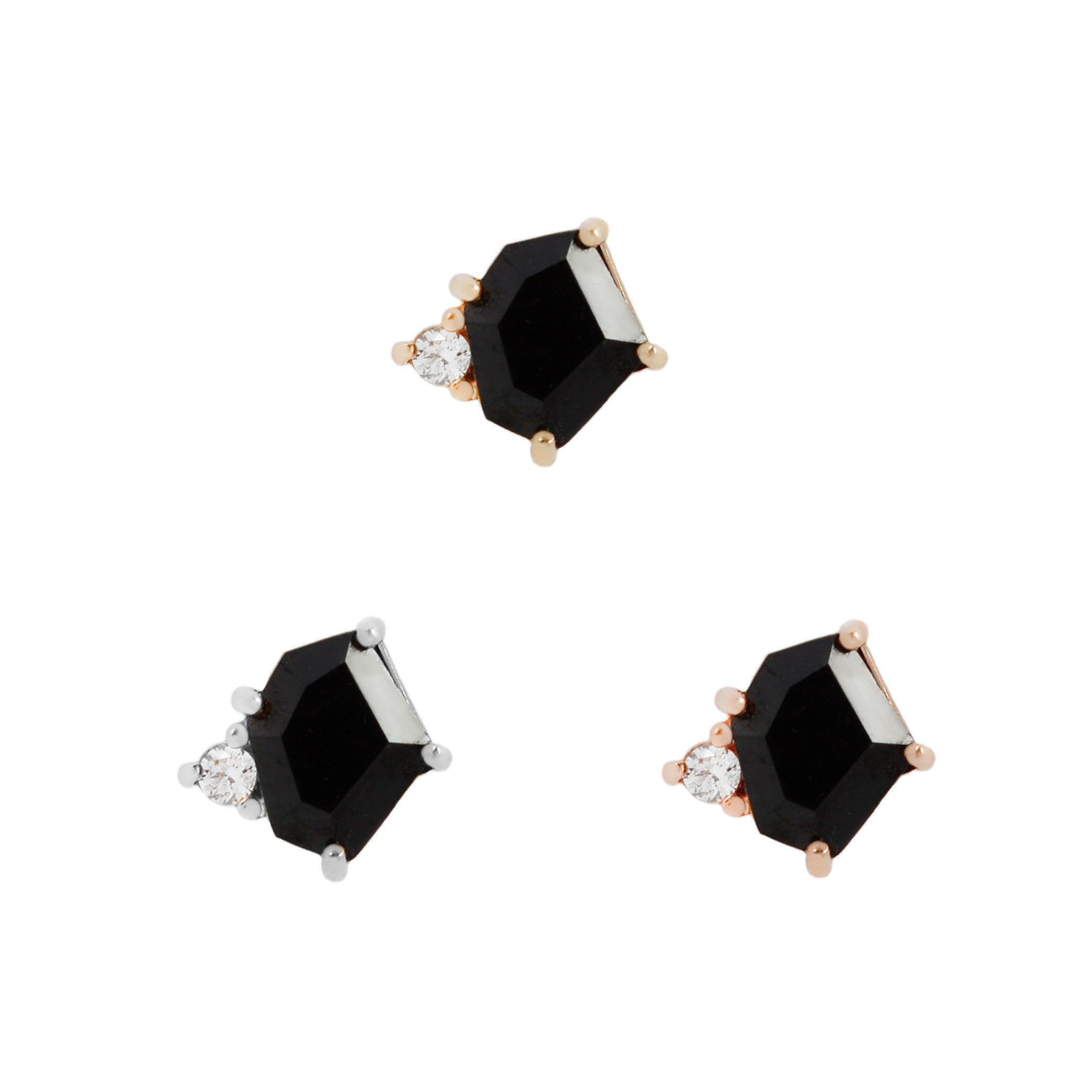 Elicit - Black Spinel + CZ - Threadless End