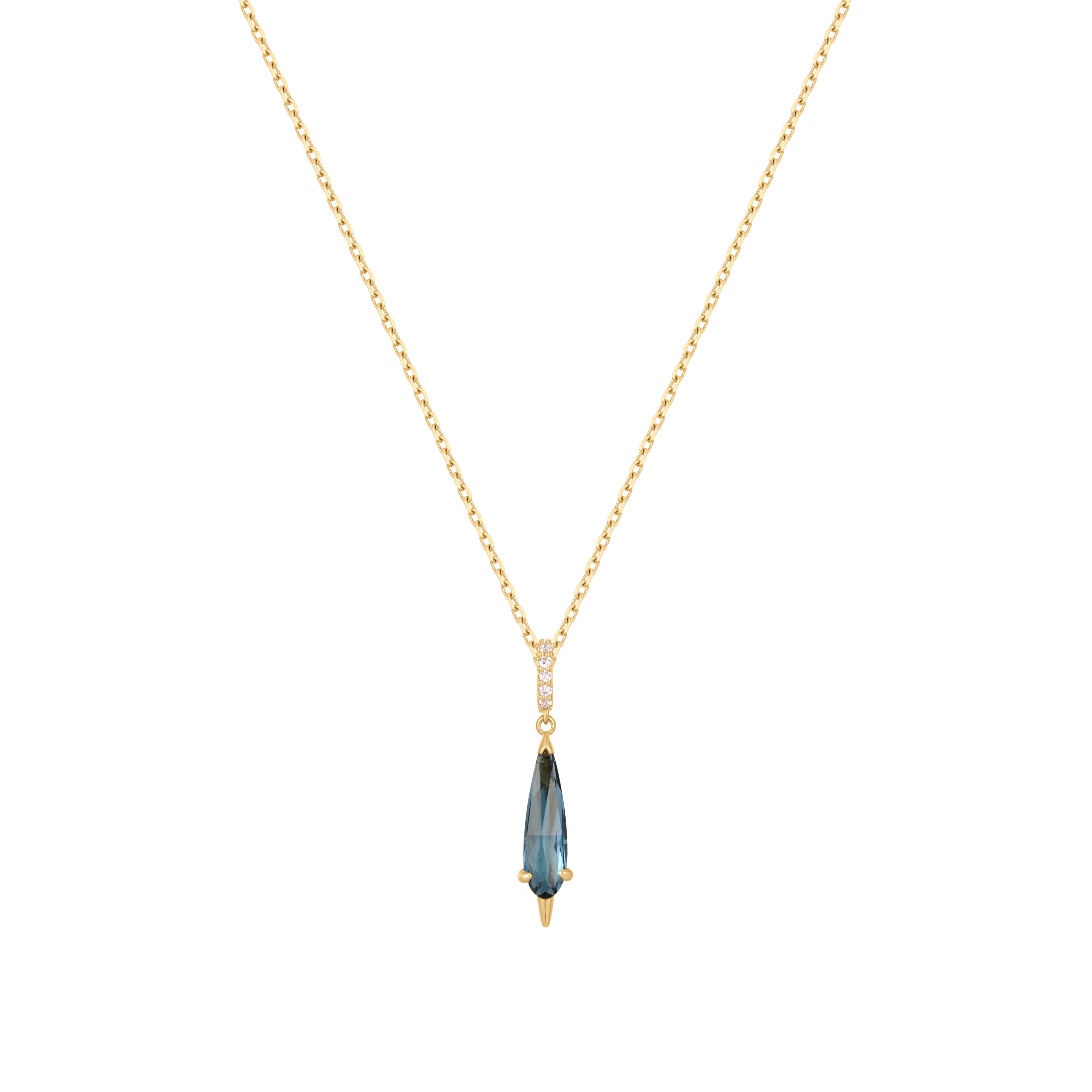 RION x Buddha Jewelry Access - London Blue Topaz - Necklace