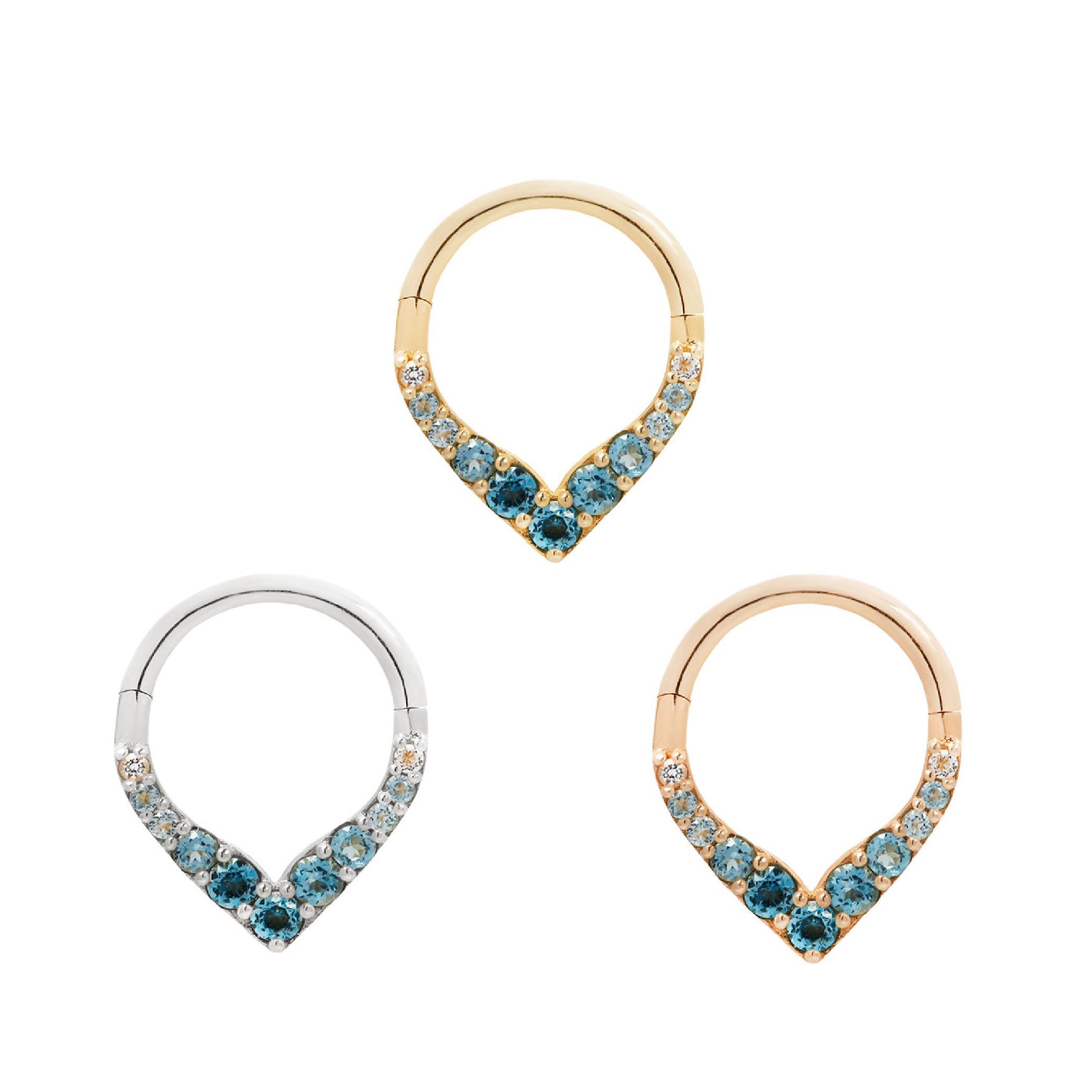 Rise + Shine - Blue Topaz Ombre - Clicker