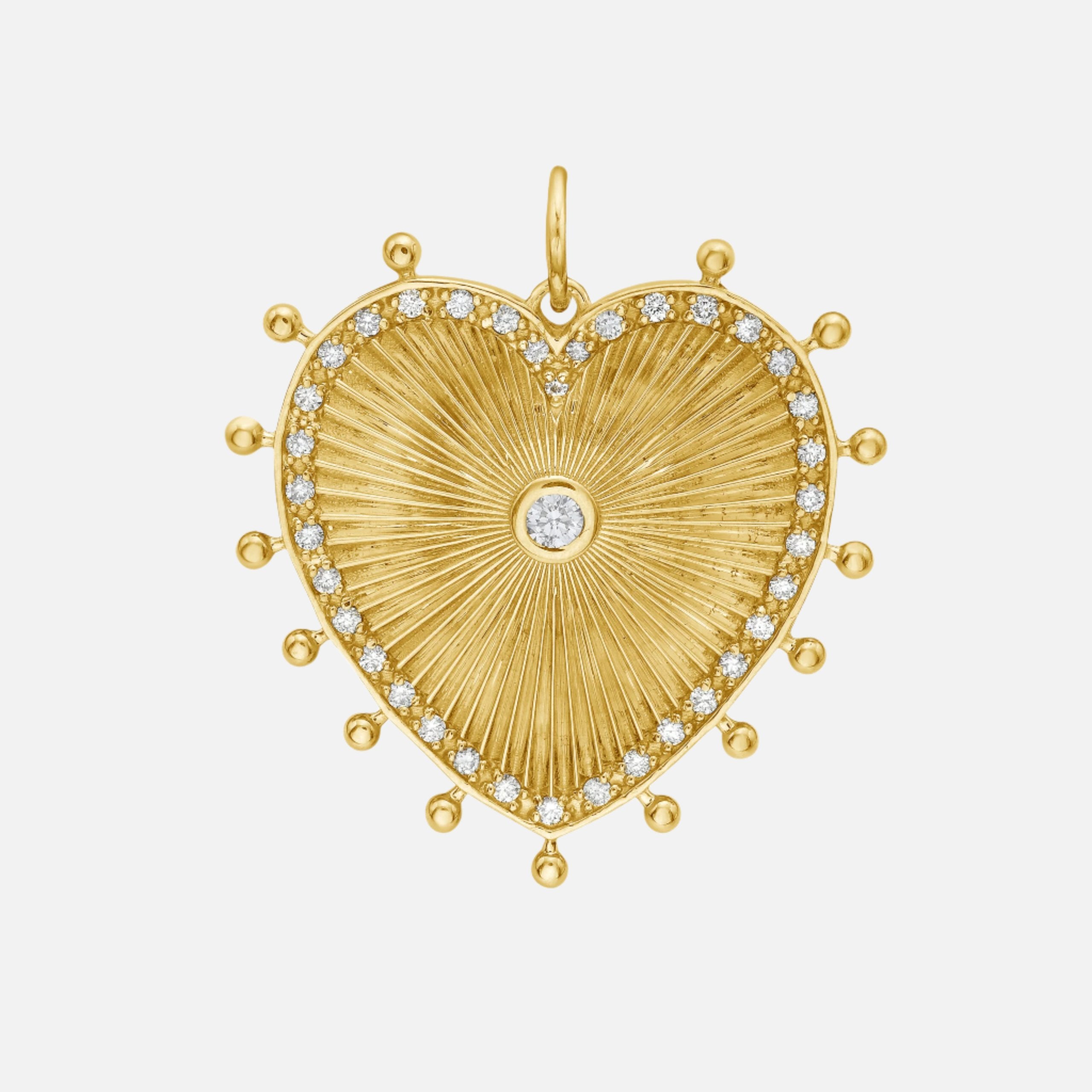 Cassandane Medium Diamond Heart Pendant