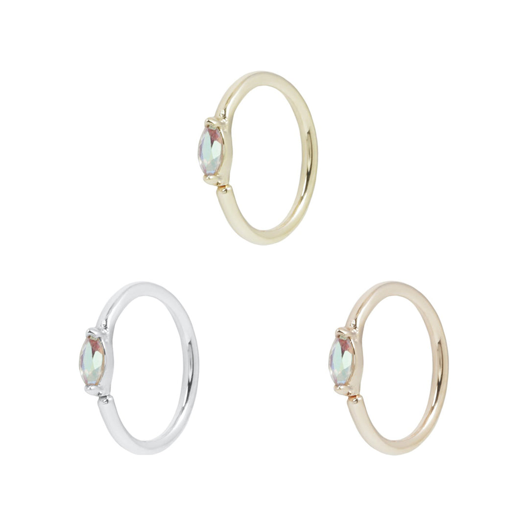 Zuri Mercury Mist Seamless Ring