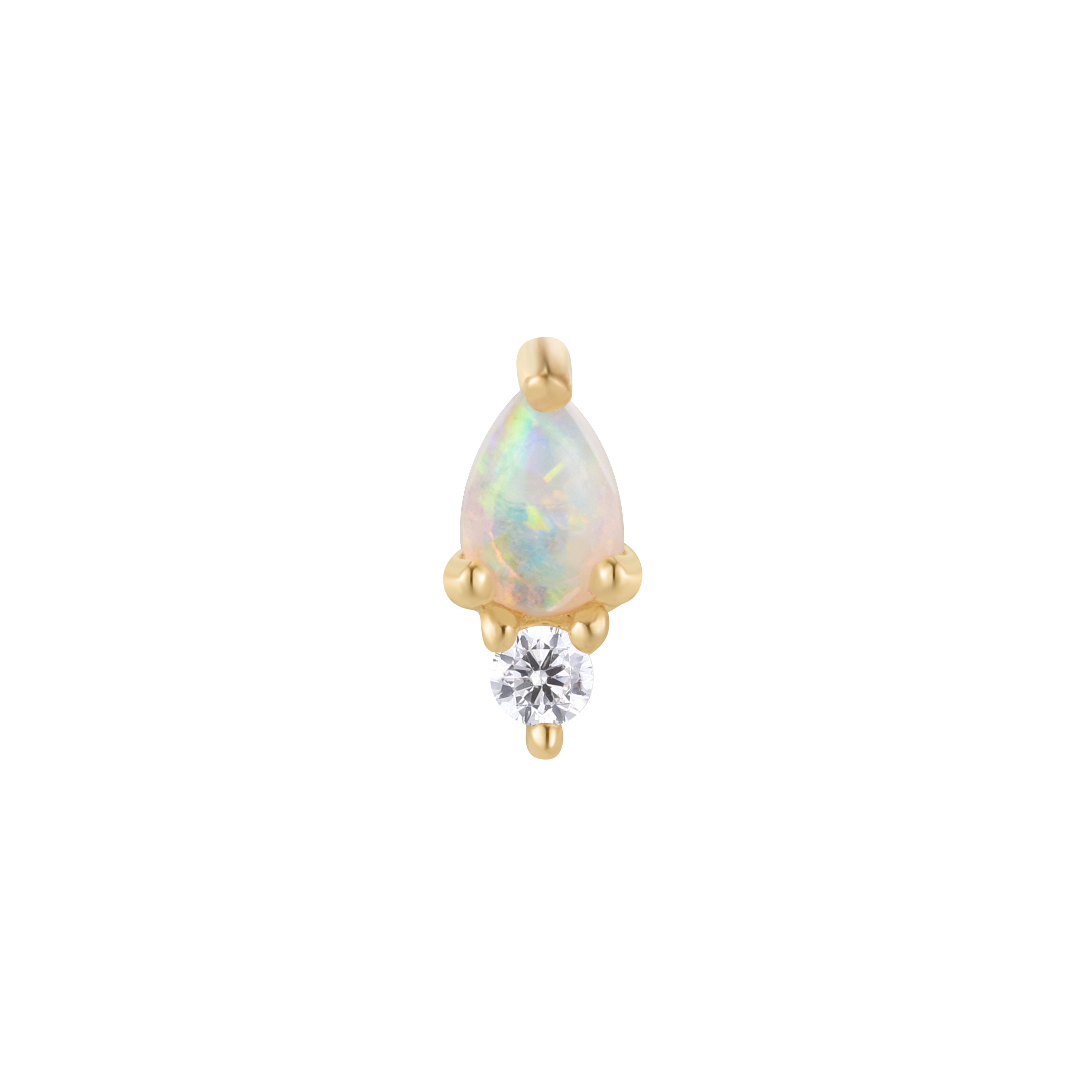 Daydream - Opal + CZ - Threadless End 5 Daydream - Opal + CZ - Threadless End