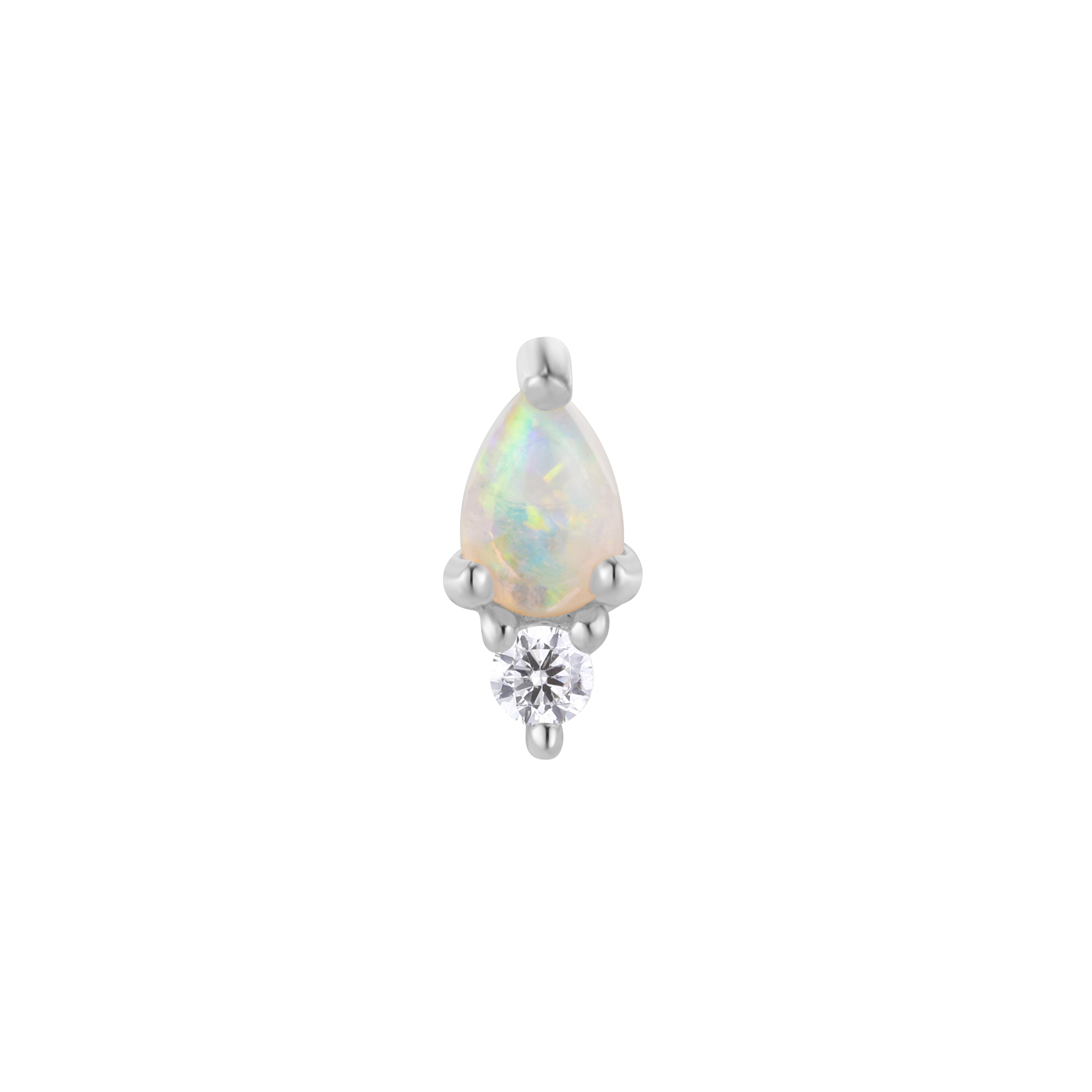 Daydream - Opal + CZ - Threadless End 6 Daydream - Opal + CZ - Threadless End
