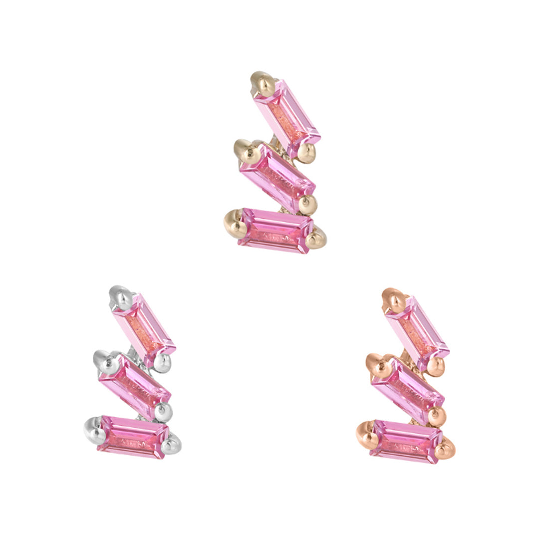 Staxx - Pink Sapphire - Threadless End