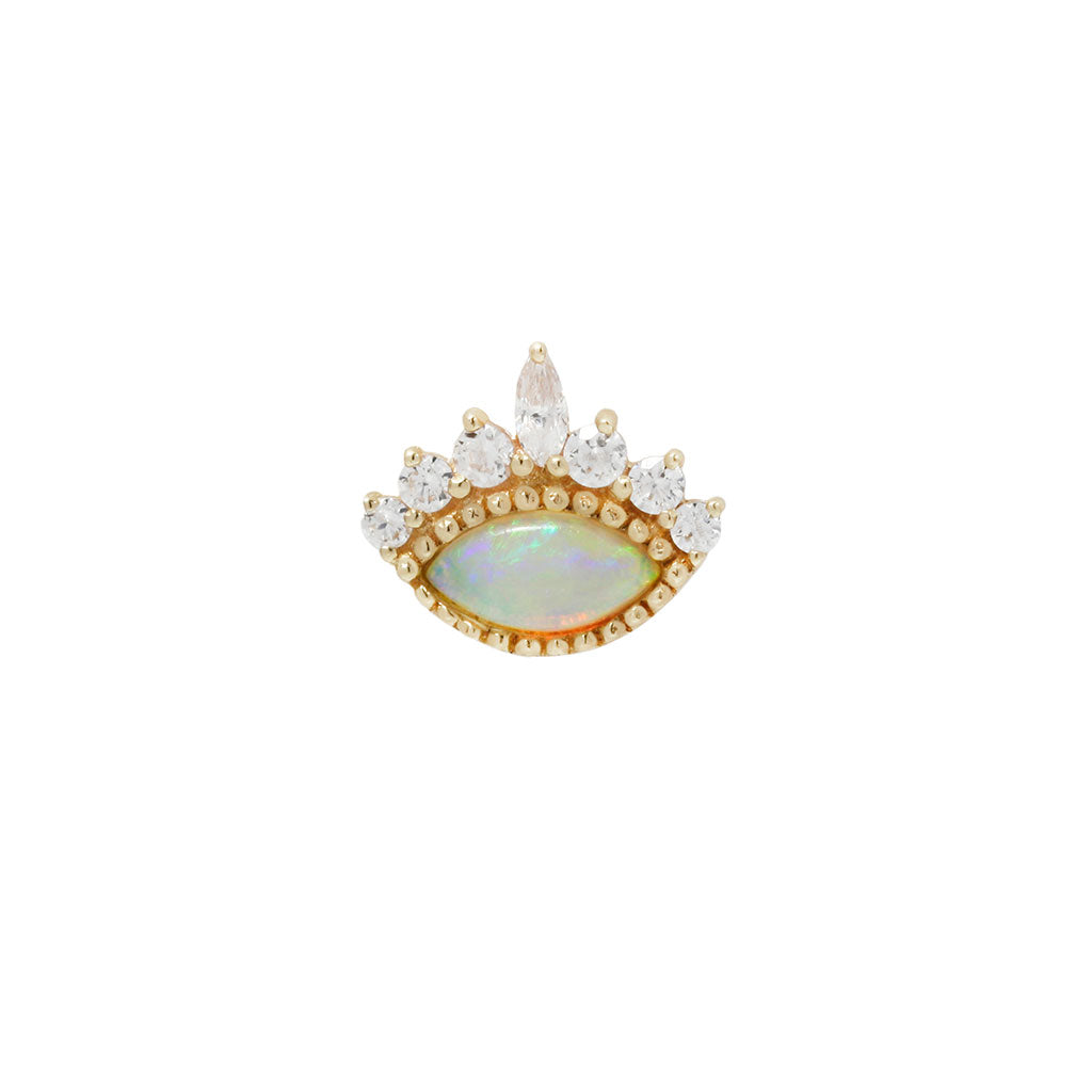 Enchant - Opal + CZ - Threadless End 4 Enchant - Opal + CZ - Threadless End