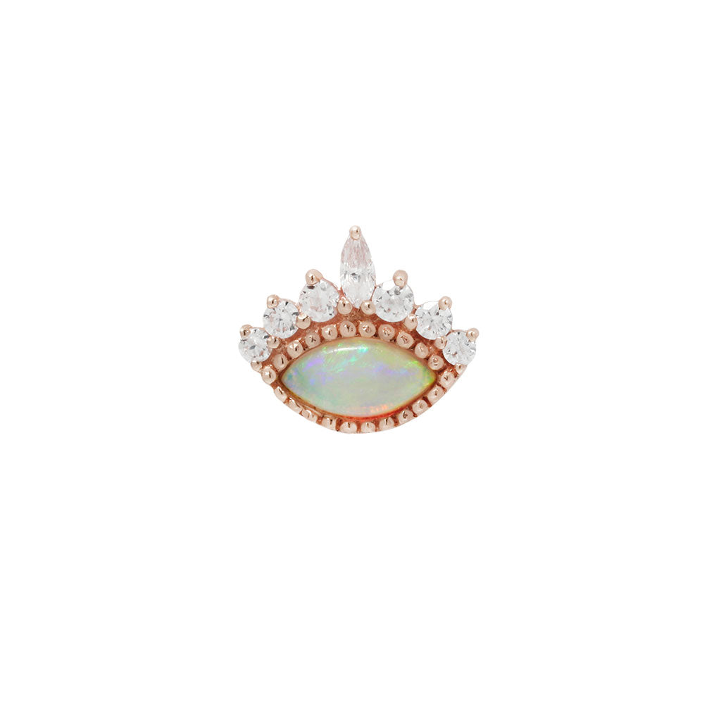 Enchant - Opal + CZ - Threadless End 6 Enchant - Opal + CZ - Threadless End