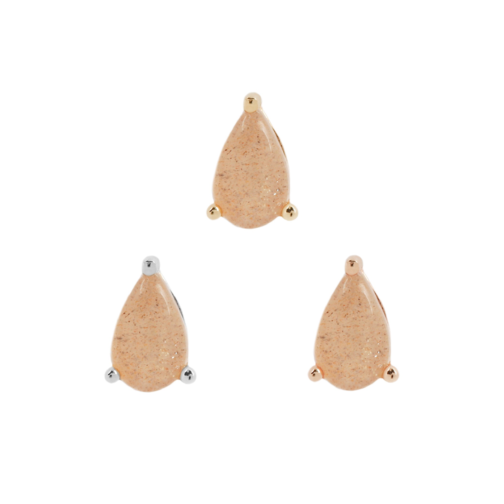 Sunstone Pear - Threadless End
