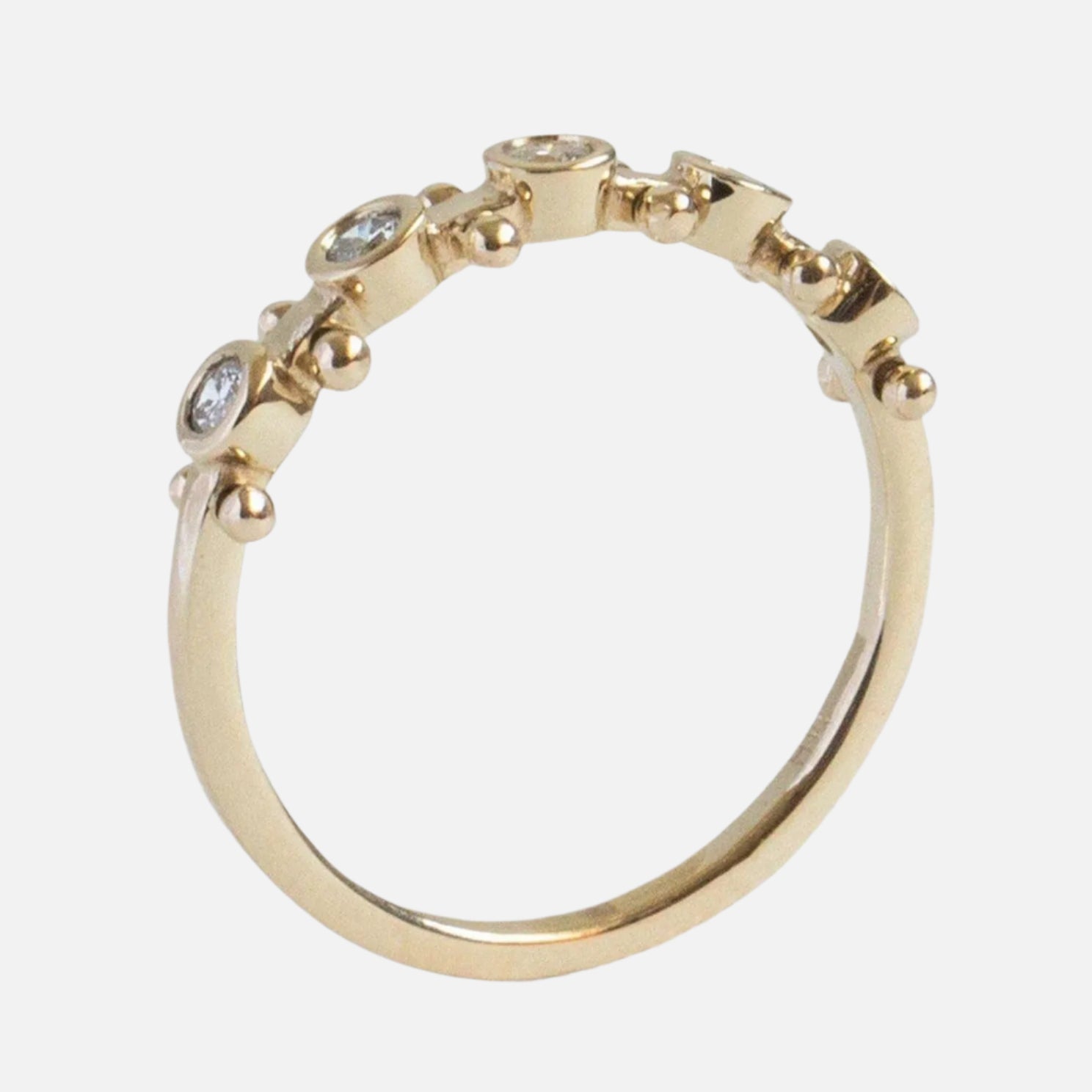 5-Stone White Diamond Koemi Ring