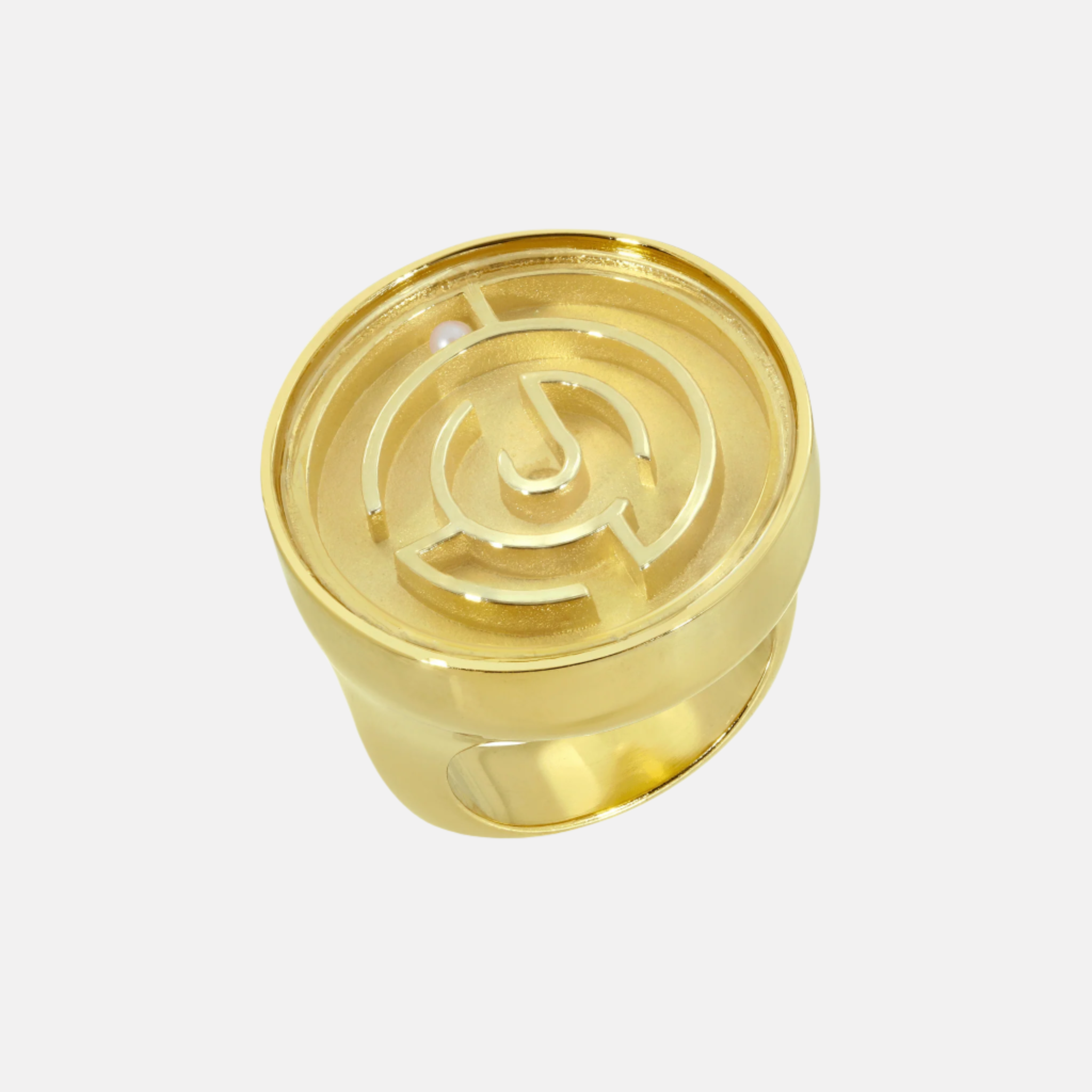 Chubby Maze Ring, Gold